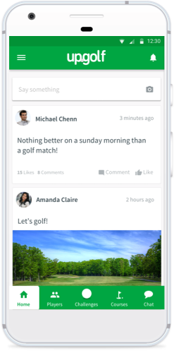 Up golf app